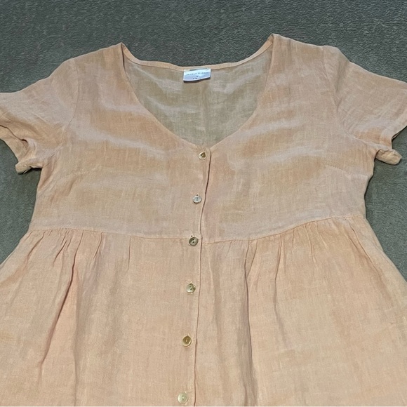 Jillian Harris X Priv Hampton linen dress size XS in subtle blush pink - Picture 3 of 10